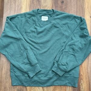 Abercrombie & Fitch Teal Crewneck Sweater